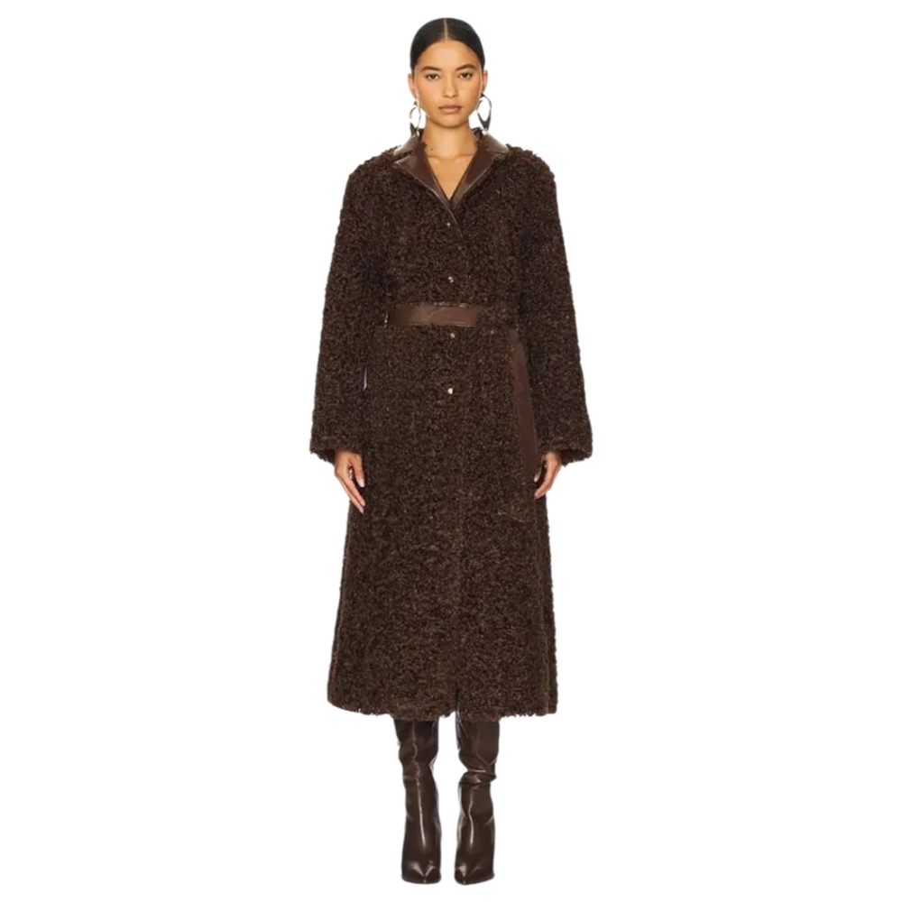$1198 CULT GAIA Reversible Tili Coat XS - Picture 3 of 14